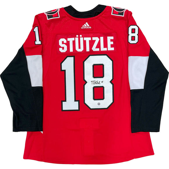 TIM STUTZLE Autographed Ottawa Senators Adidas 2022-23 Reverse