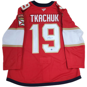 Matthew Tkachuk Autographed Florida Panthers Pro Jersey (w/2024 Stanley Cup Patch)