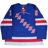 Vincent Trochek Autographed New York Rangers Pro Jersey