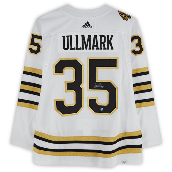 Linus Ullmark Autographed Boston Bruins Pro Jersey (w/100th Anniversary Patch)