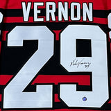 Mike Vernon Autographed Detroit Red Wings Reverse Retro Pro Jersey