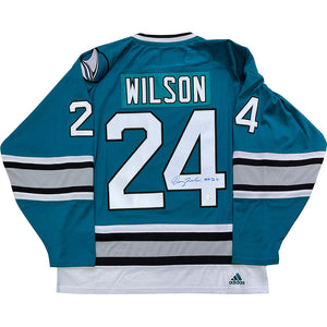 Doug Wilson Autographed San Jose Sharks Pro Jersey