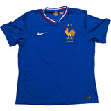 Zinedine Zidane Autographed France 2024 Replica Home Jersey