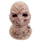 Robert Englund Autographed "Freddy Krueger" Mask (w/"Freddy K")