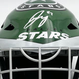 Jake Oettinger Autographed Dallas Stars Replica Goalie Mask