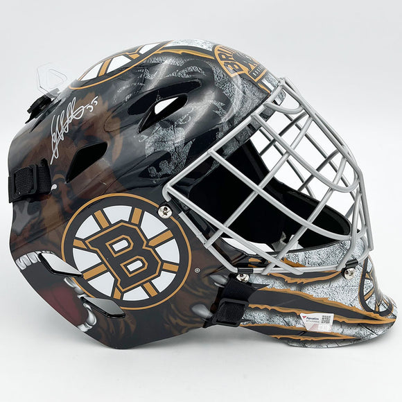 Linus Ullmark Autographed Boston Bruins Replica Goalie Mask