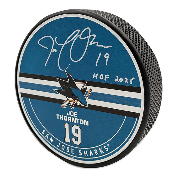 Joe Thornton Autographed San Jose Sharks 8