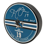 Joe Thornton Autographed San Jose Sharks 8" Mega Puck w"HOF 2025"