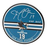 Joe Thornton Autographed San Jose Sharks 8" Mega Puck w"HOF 2025"