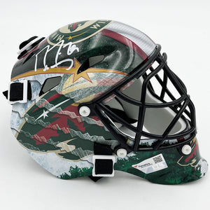 Marc-Andre Fleury Autographed Minnesota Wild Mini-Goalie Mask