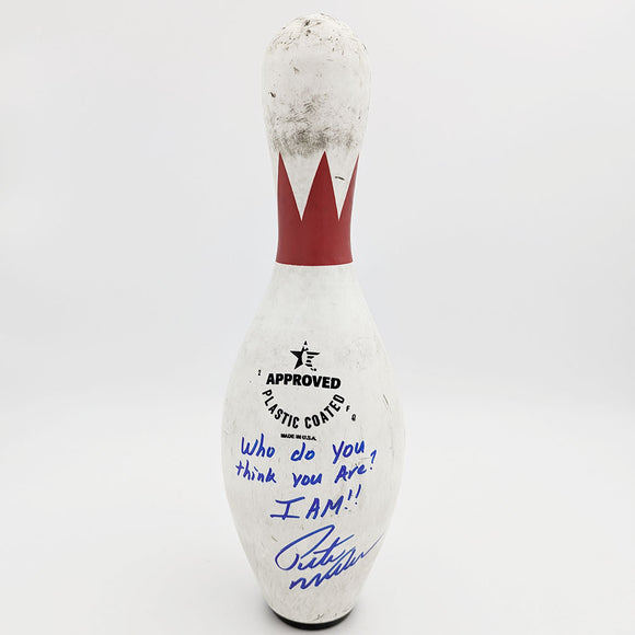 Pete Weber Autographed Bowling Pin w/Inscription