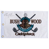 Chevy Chase Autographed "Caddyshack" Bushwood Pin Flag