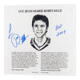 Luc Robitaille Autographed NHL Legends HOF Plaque