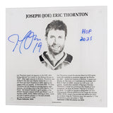 Joe Thornton Autographed NHL Legends HOF Plaque