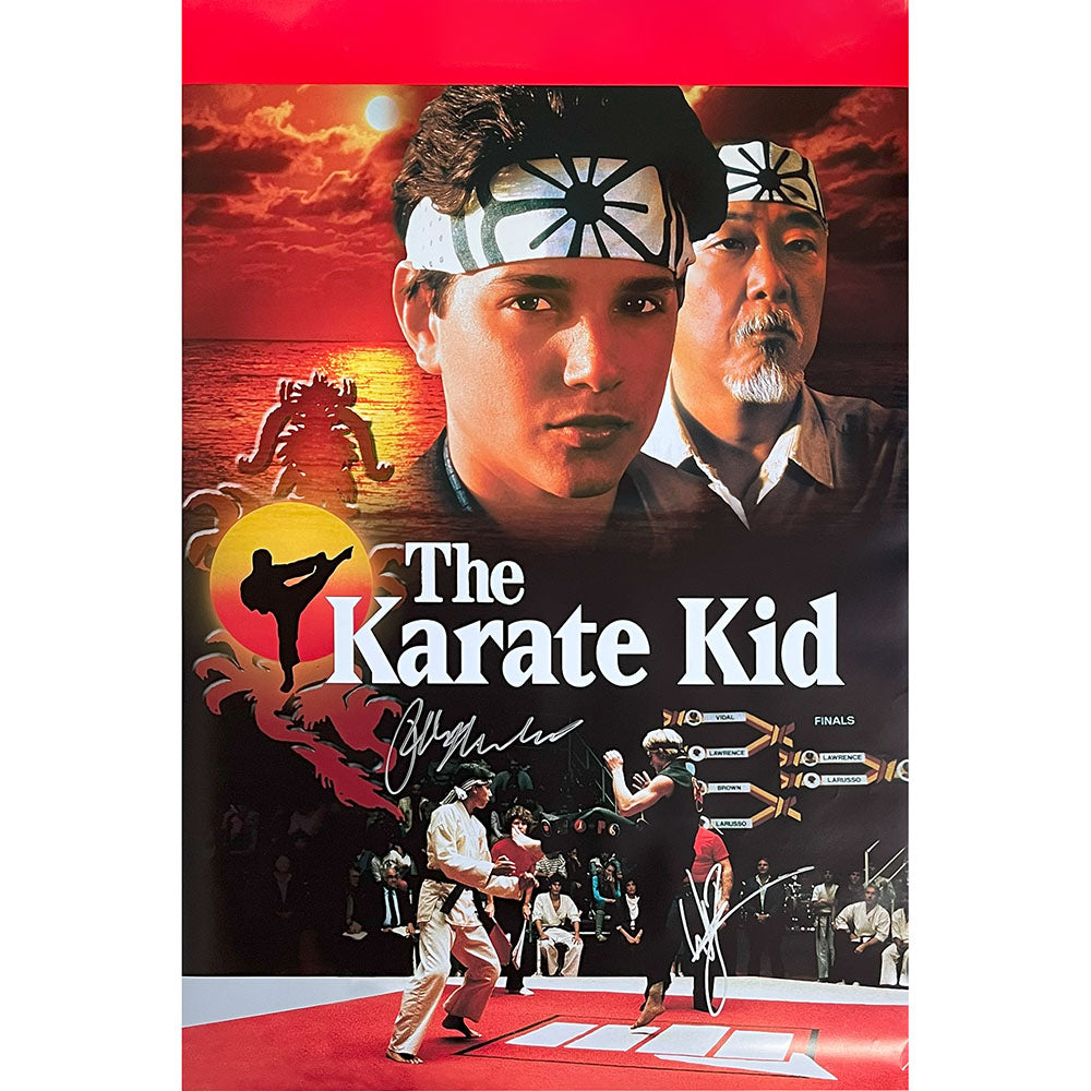 Ralph Macchio/William Zabka Autographed 