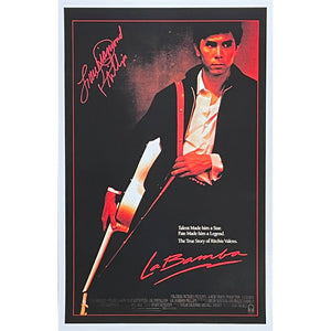 Lou Diamond Phillips Autographed "La Bamba" 11X17 Movie Poster