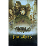 "Lord of the Rings - The Fellowship of the Ring" 24X36 Poster - 5 Autographs