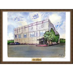 "The Office" Cast-Signed 16X20 "Pam's Watercolor" Poster