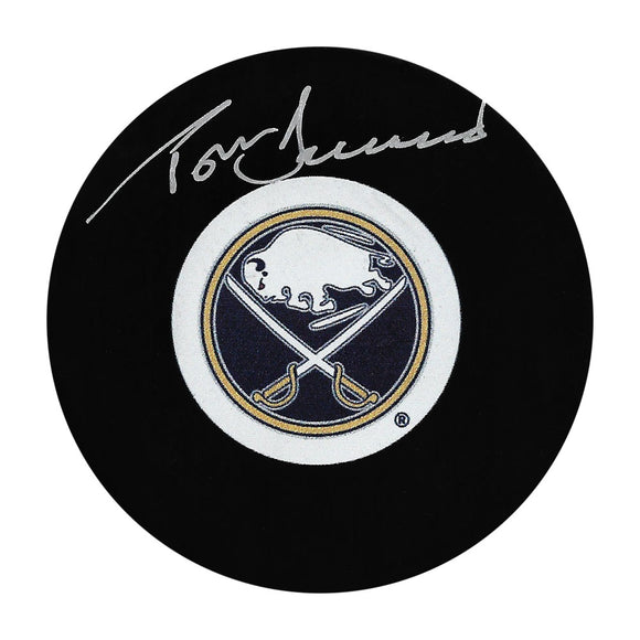 Tom Barrasso Autographed Buffalo Sabres Puck