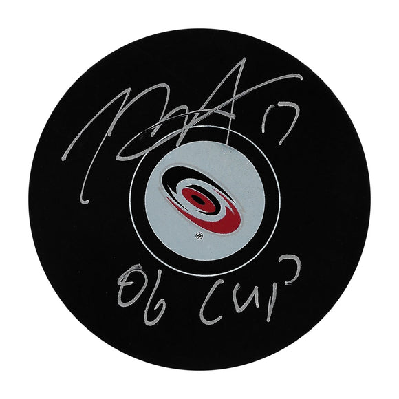 Rod Brind'Amour Autographed Carolina Hurricanes Puck