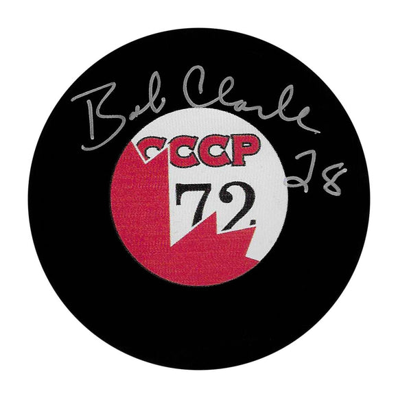 Bobby Clarke Autographed 1972 Summit Series Puck