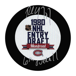 Paul Coffey Autographed 1980 NHL Draft Puck