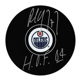 Paul Coffey Autographed Edmonton Oilers Puck