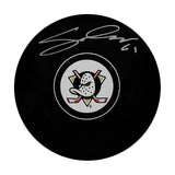 Cutter Gauthier Autographed Anaheim Ducks Puck