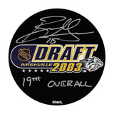 Ryan Getzlaf Autographed 2003 NHL Draft Puck w/"19th Overall"