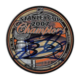 Ryan Getzlaf Autographed Anaheim Ducks 2007 Stanley Cup Champions Puck