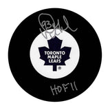 Doug Gilmour Autographed Toronto Maple Leafs Puck