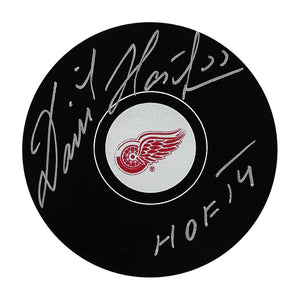 Dominik Hasek Autographed Detroit Red Wings Puck