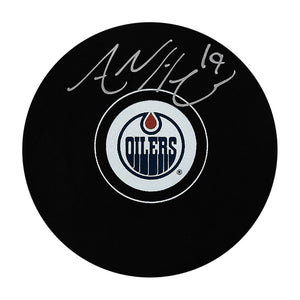 Adam Henrique Autographed Edmonton Oilers Puck