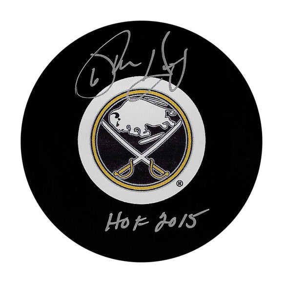 Phil Housley Autographed Buffalo Sabres Puck