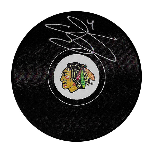 Seth Jones Autographed Chicago Blackhawks Puck