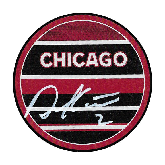 Duncan Keith Autographed Chicago Blackhawks Reverse Retro Puck