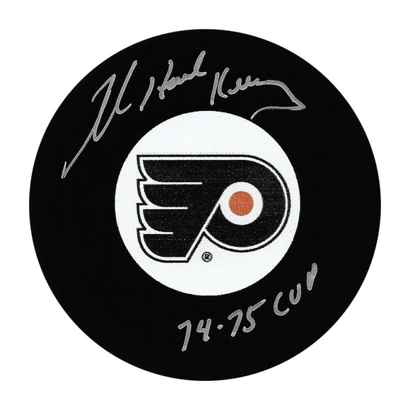 Bob Kelly Autographed Philadelphia Flyers Puck w/