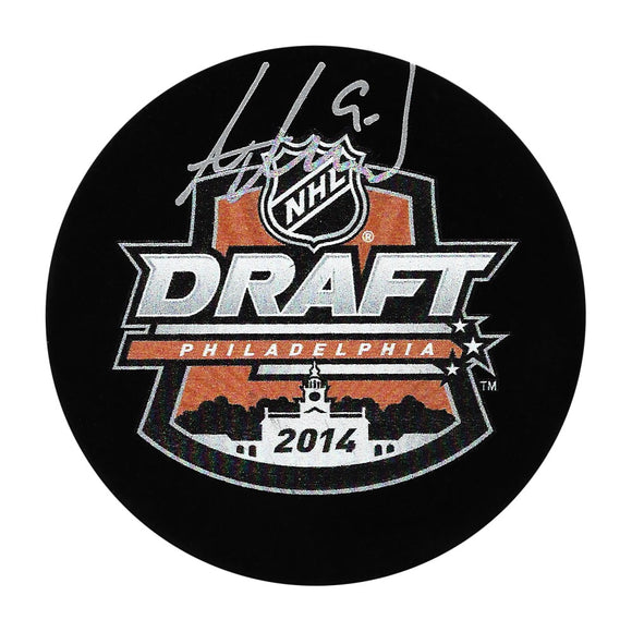 Adrian Kempe Autographed 2014 NHL Draft Puck