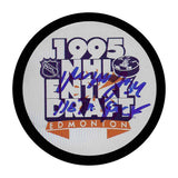 Miikka Kiprusoff Autographed 1995 NHL Draft Puck w/"116th Overall"