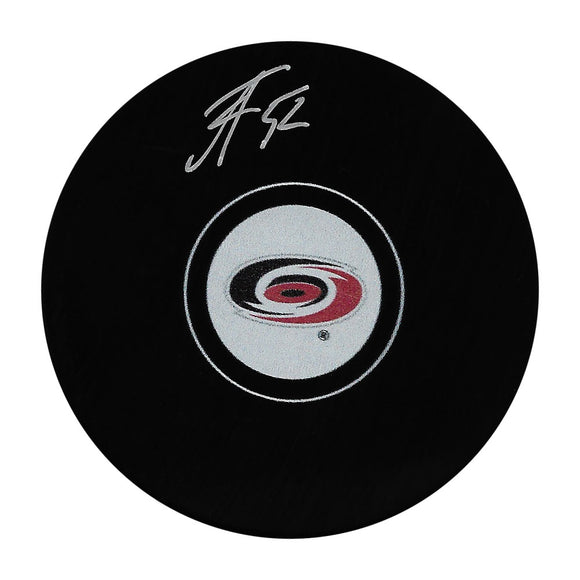 Pyotr Kochetkov Autographed Carolina Hurricanes Puck