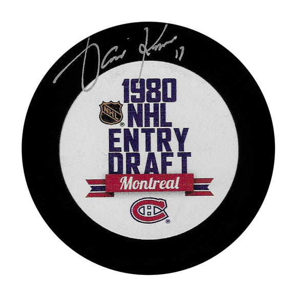 Jari Kurri Autographed 1980 NHL Draft Puck