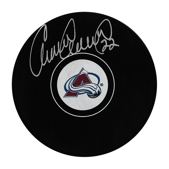 Claude Lemieux Autographed Colorado Avalanche Puck