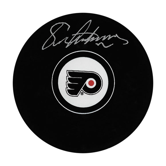 Eric Lindros Autographed Philadelphia Flyers Puck