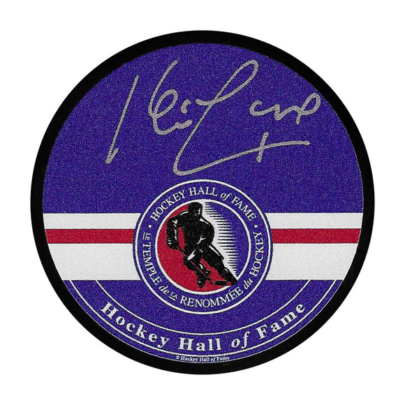 Kevin Lowe Autographed Hockey Hall of Fame Puck