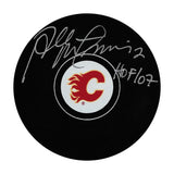 Al MacInnis Autographed Calgary Flames Puck