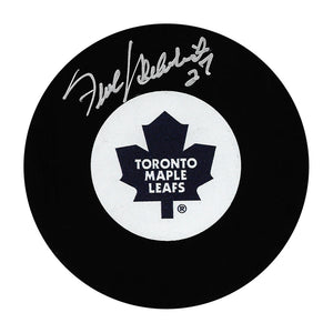 Frank Mahovlich Autographed Toronto Maple Leafs Puck