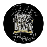 Patrick Marleau Autographed 1997 NHL Draft Puck w/"2nd Overall"