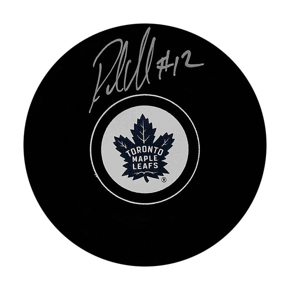 Patrick Marleau Autographed Toronto Maple Leafs Puck