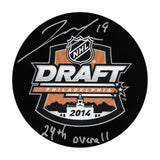 Jared McCann Autographed 2014 NHL Draft Puck w/"24th Overall"