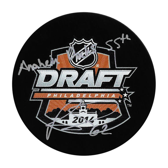 Brandon Montour Autographed 2014 NHL Draft Puck w/